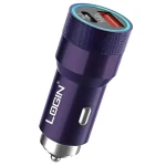 Login L-601 45W Car Charger + Cable