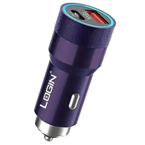 Login L-601 45W Car Charger + Cable