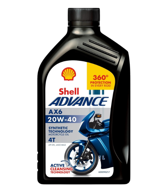 SHELL ADVANCE 4T AX6 20W-40